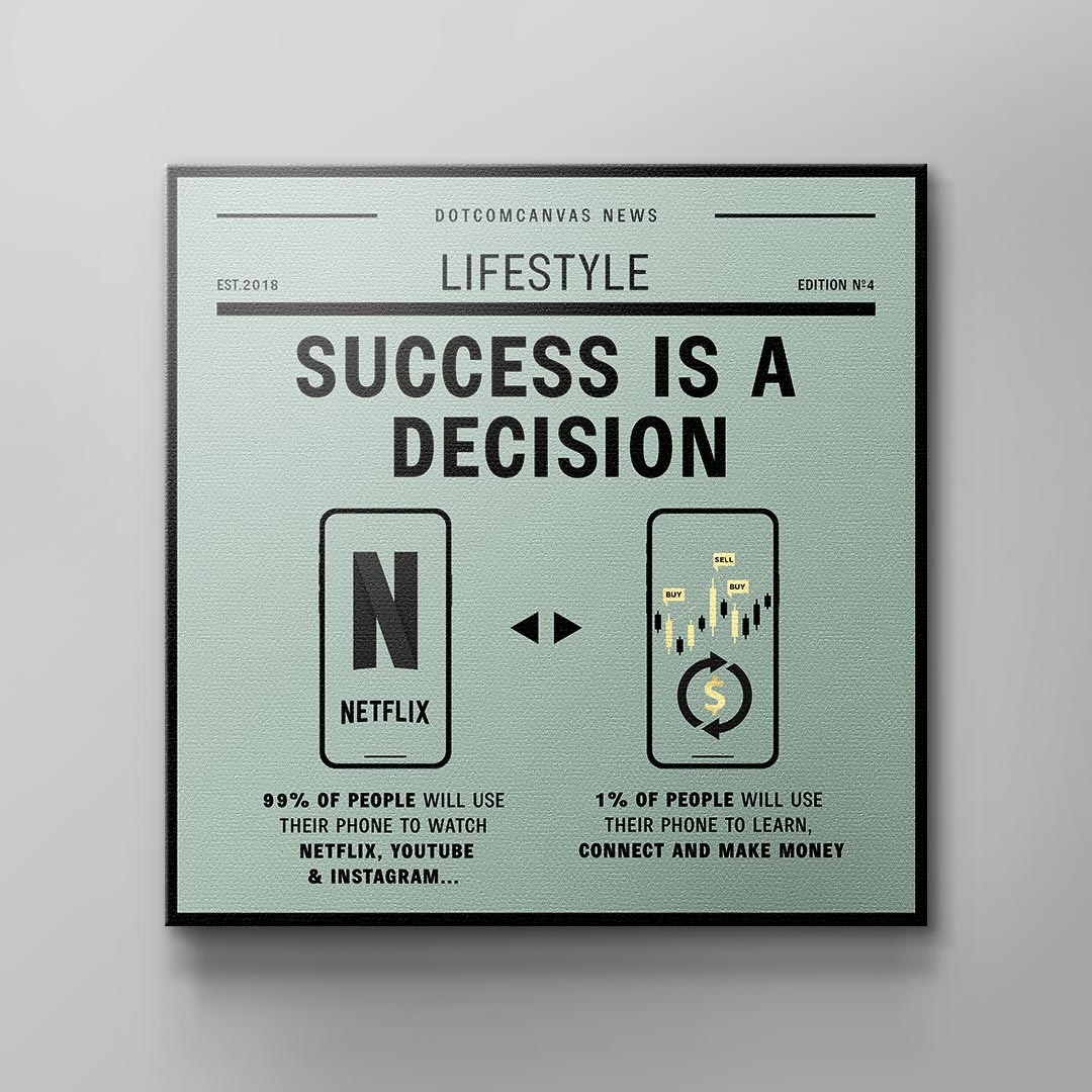 SUCCESS IS A DECISION | Square Edition