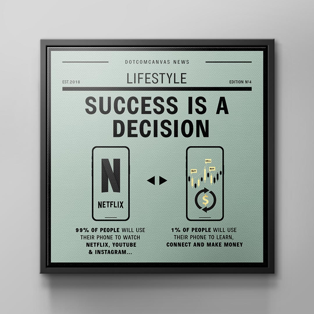 SUCCESS IS A DECISION | Square Edition
