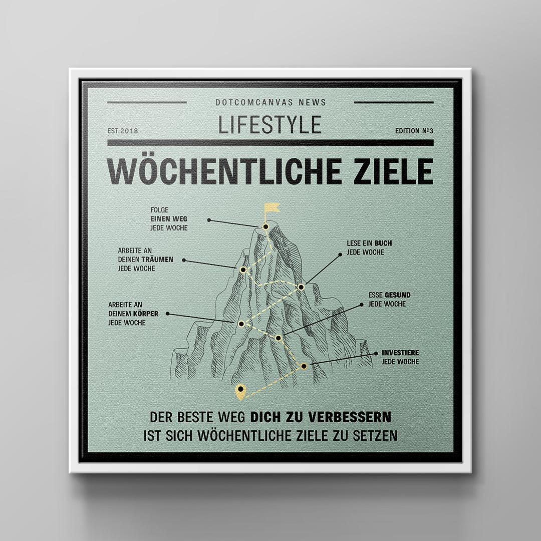 WEEKLY GOALS | Square Edition