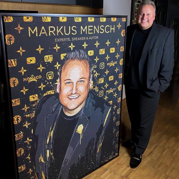 DOTCOM CANVAS® VIP: "Markus Mensch" Auftragsarbeit