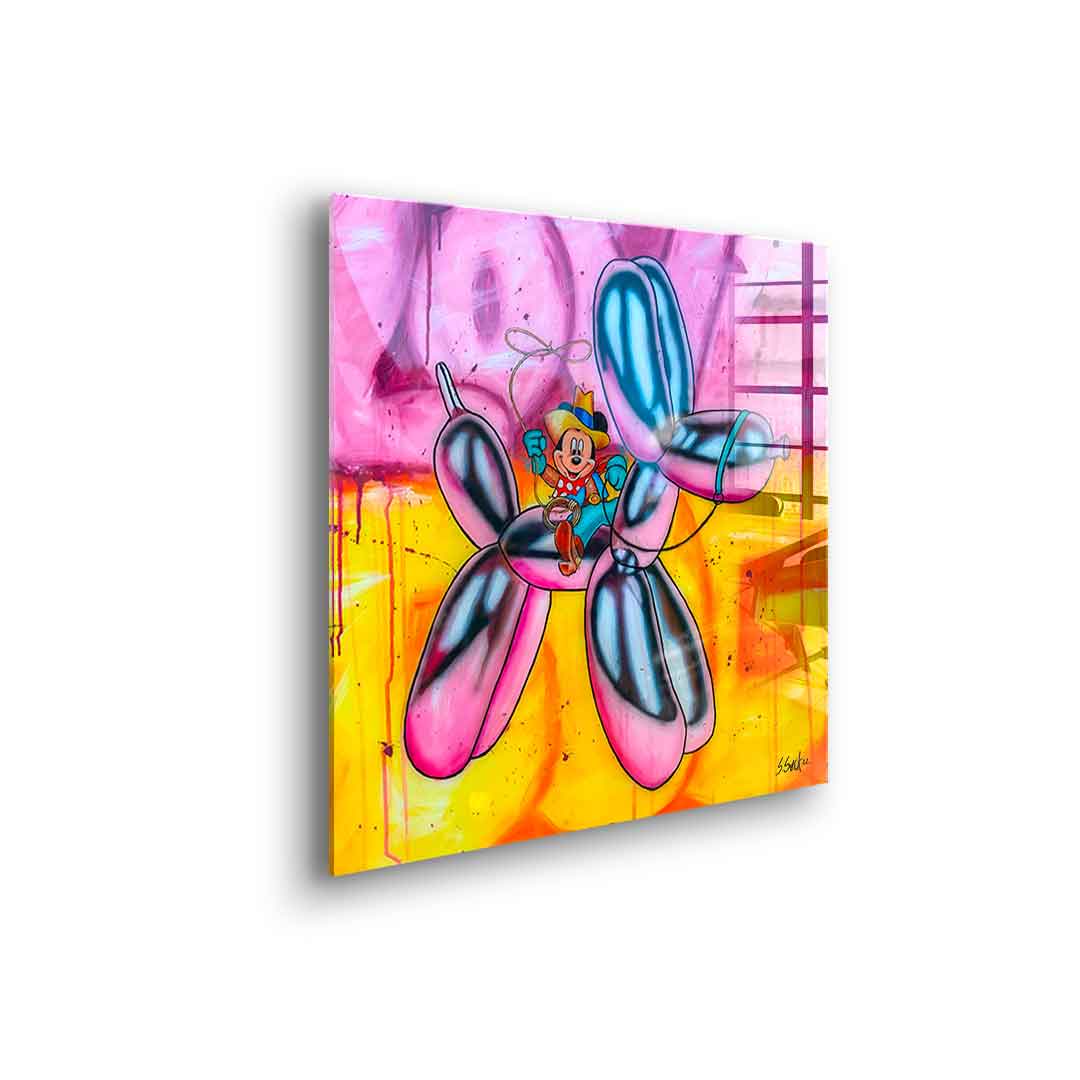 Yeeeha - Acrylic glass