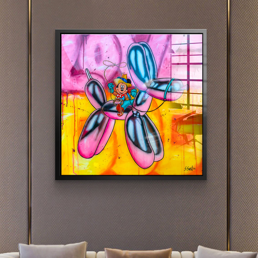 Yeeeha - Acrylic glass