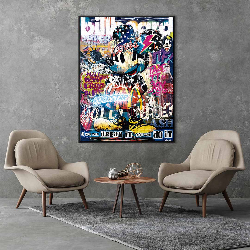 Pop Mouse Leinwandbild – Ansicht 2