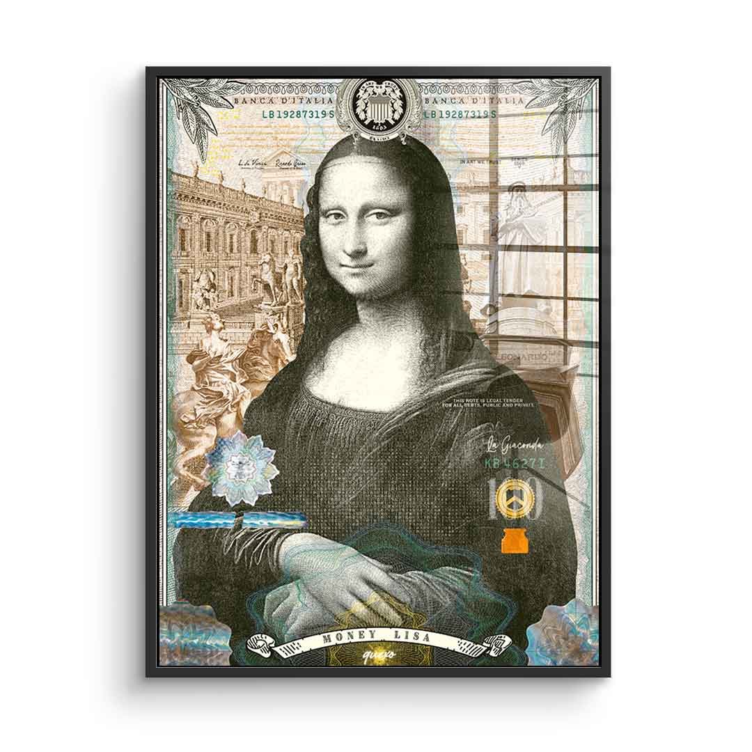 Money Lisa - acrylic glass