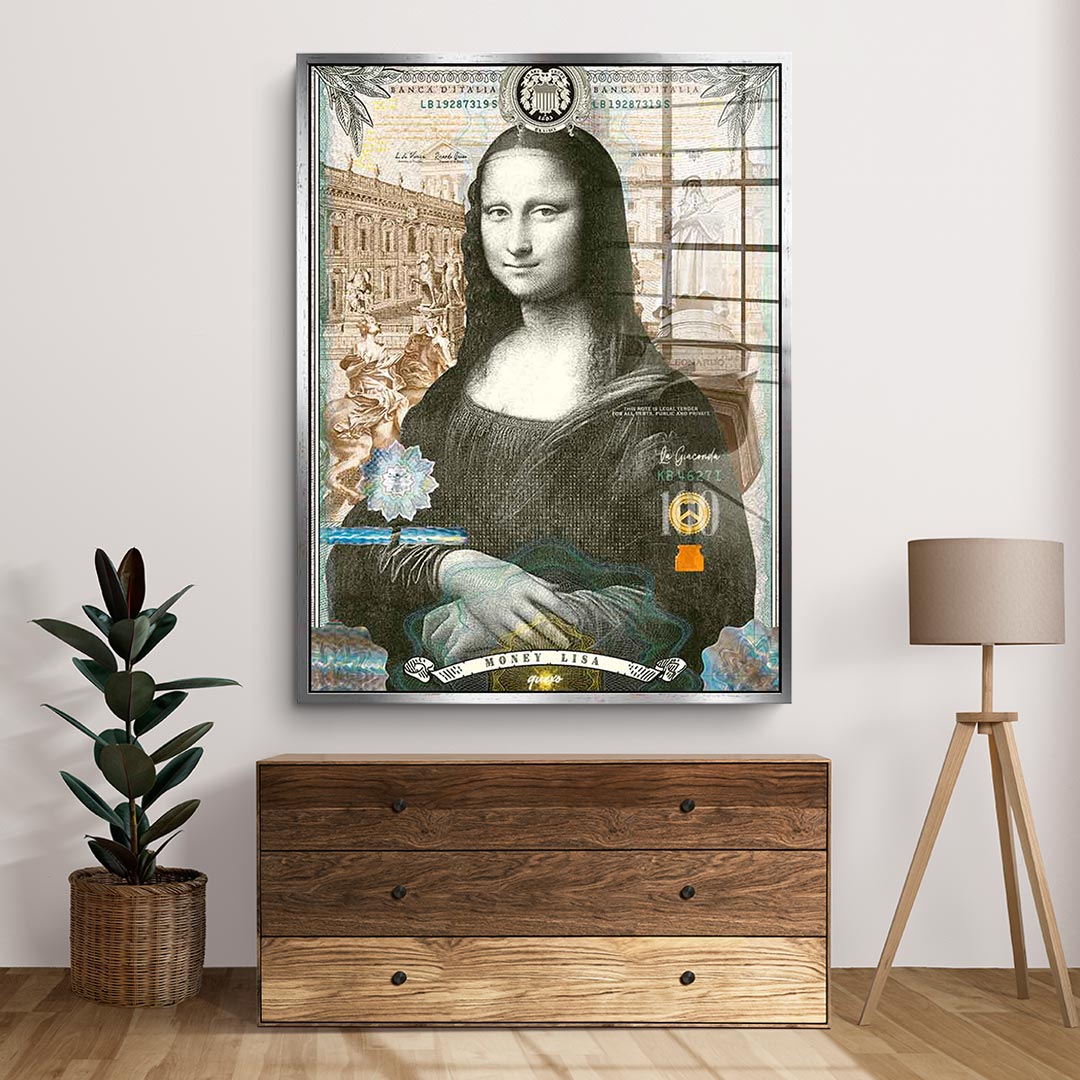 Money Lisa - acrylic glass