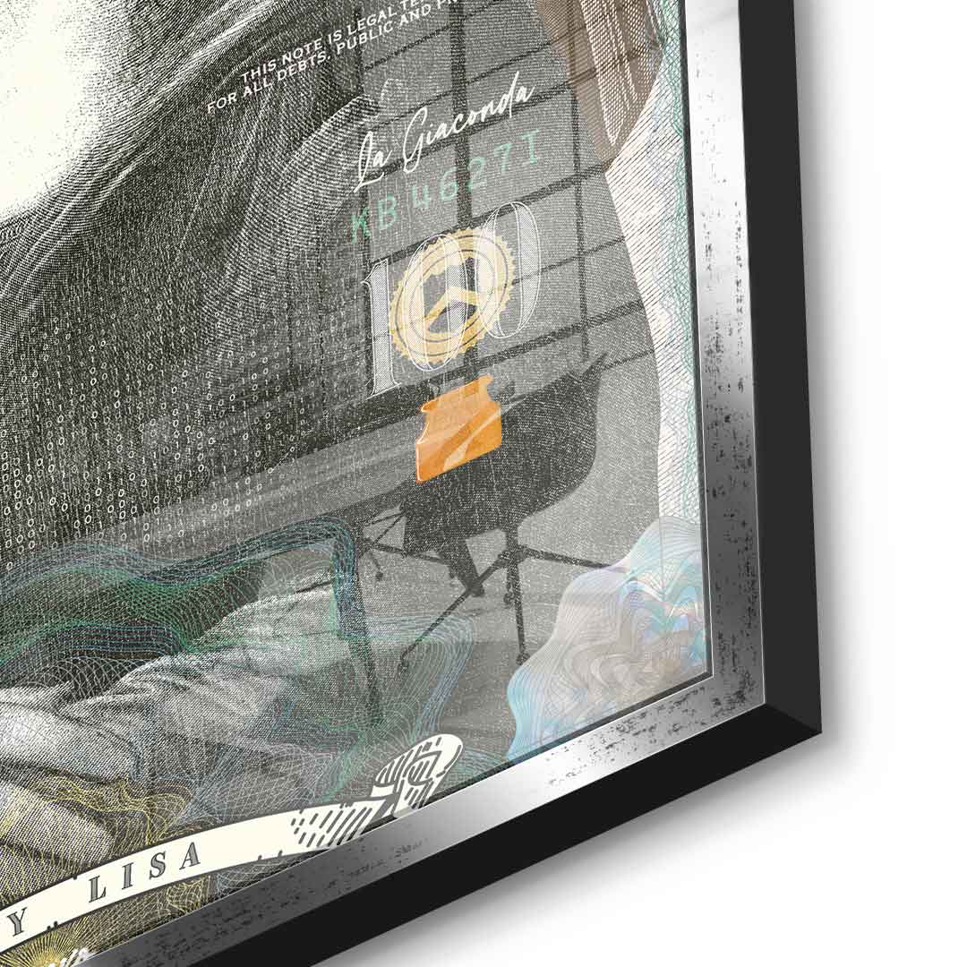 Money Lisa - acrylic glass
