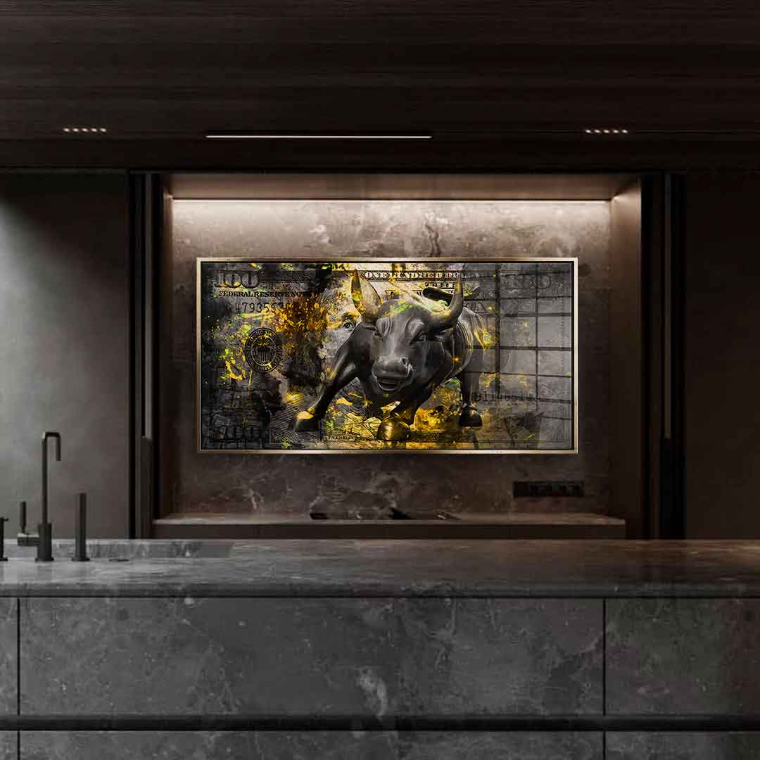 Black Bull - acrylic glass