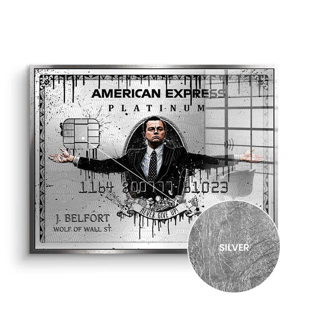 Royal American Express V2 - Personalisierbar - Blattsilberbild