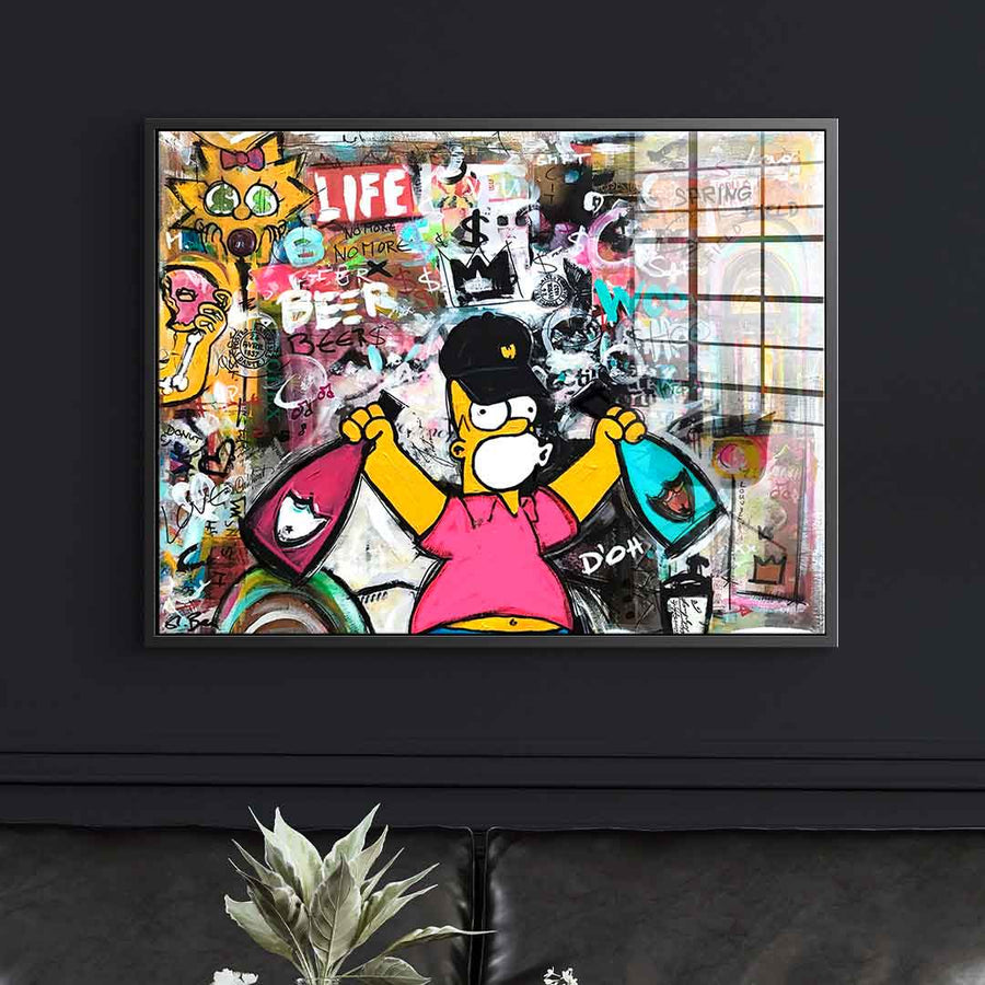 Simpson Collage - Acrylic Glass