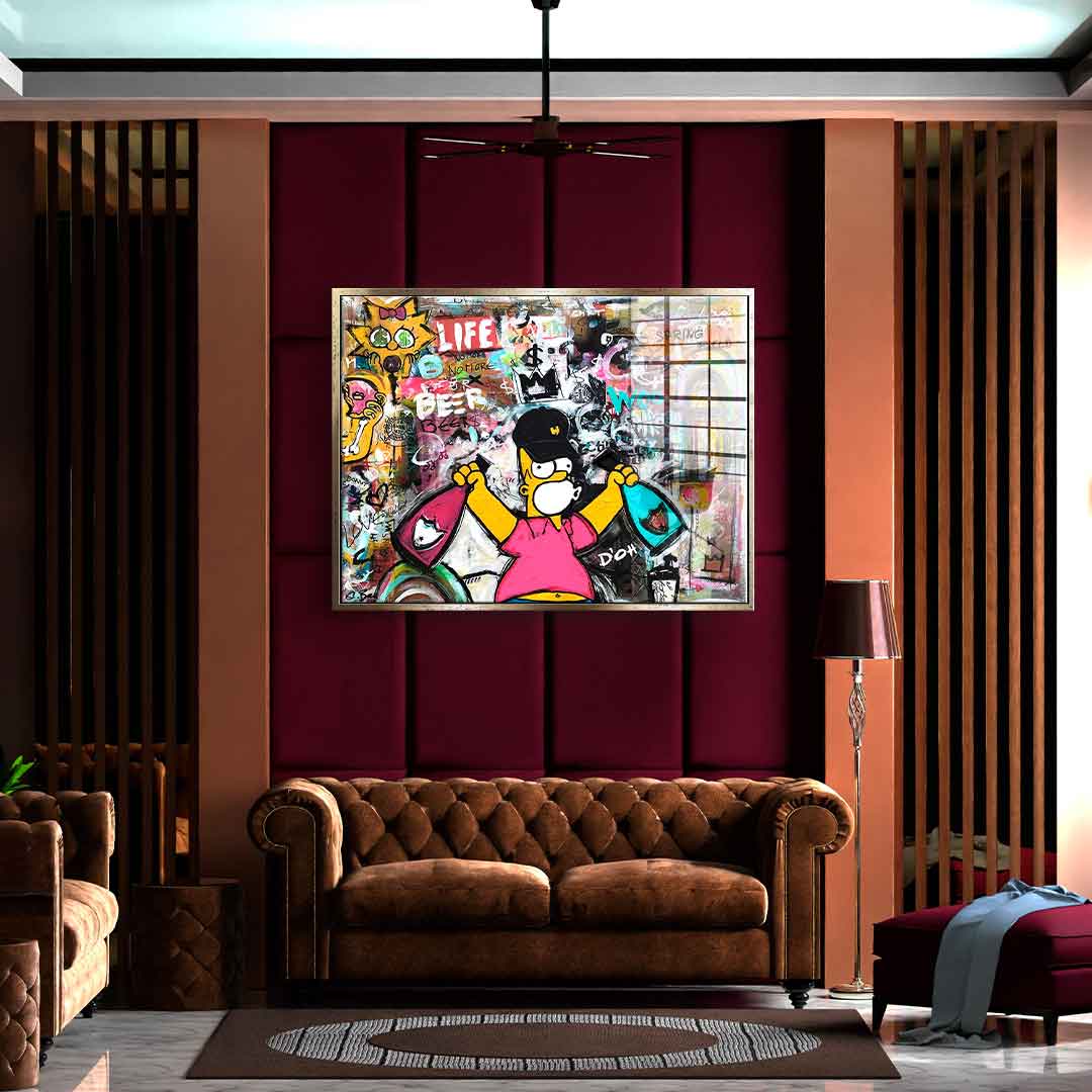 Simpson Collage - Acrylglas