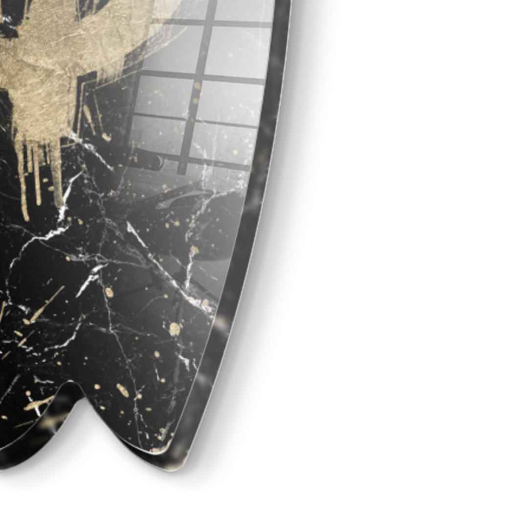 Surfboard Gangster Sign - Blattgold