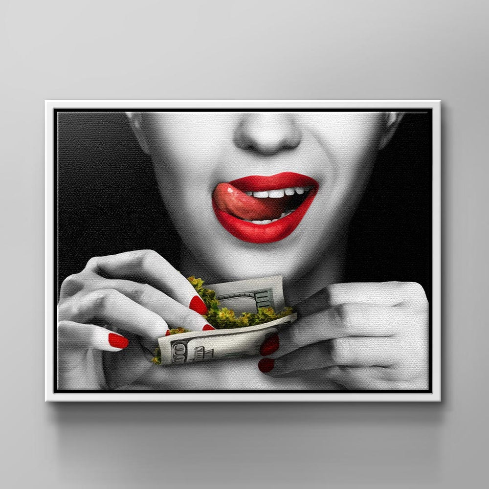 Weed Girl Leinwandbild – Ansicht 3