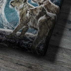 Wall Art Motivation Lion A King is not born he is made
