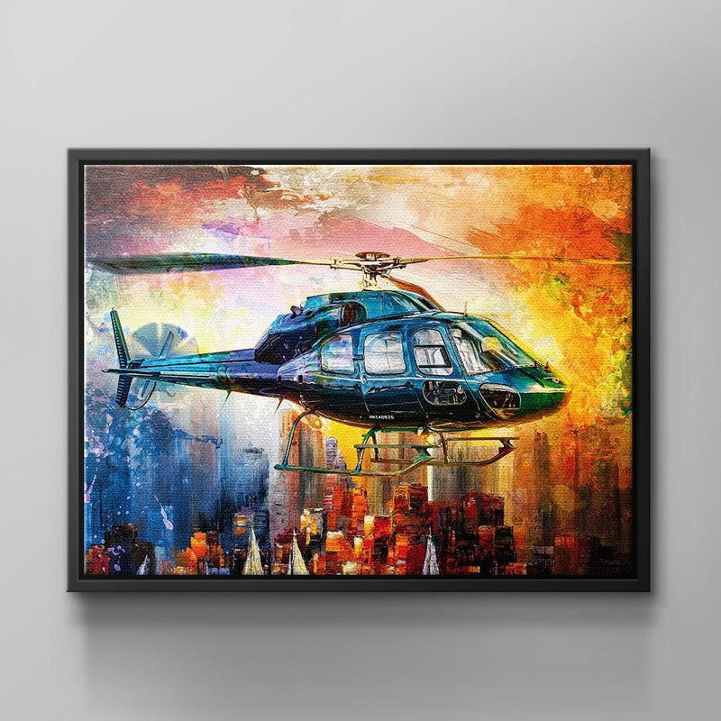 Wandbild helikopter Poster Der Heli