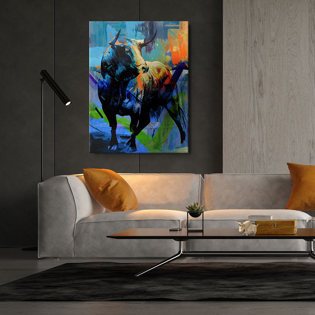 Colorful Bull