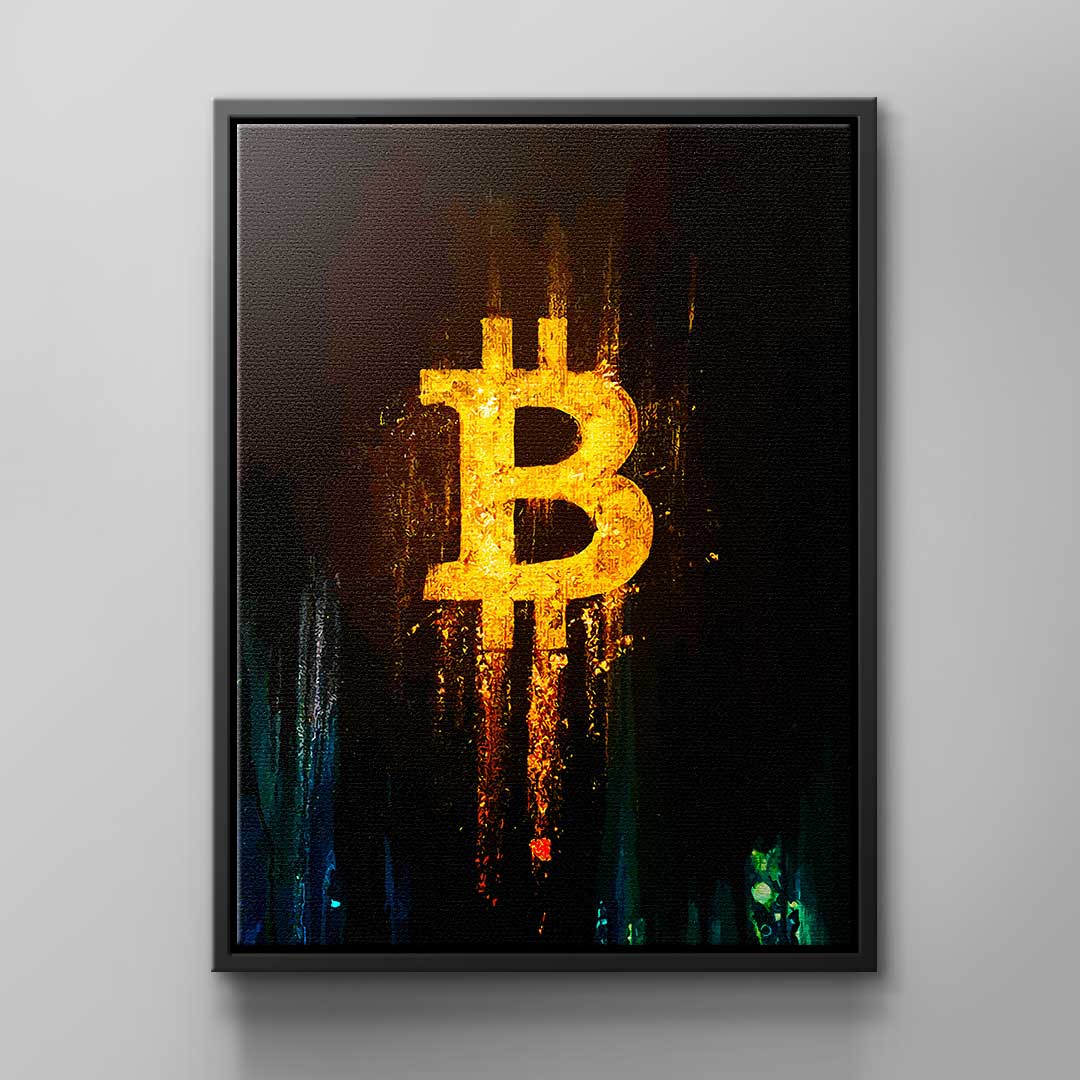 Glowing Bitcoin
