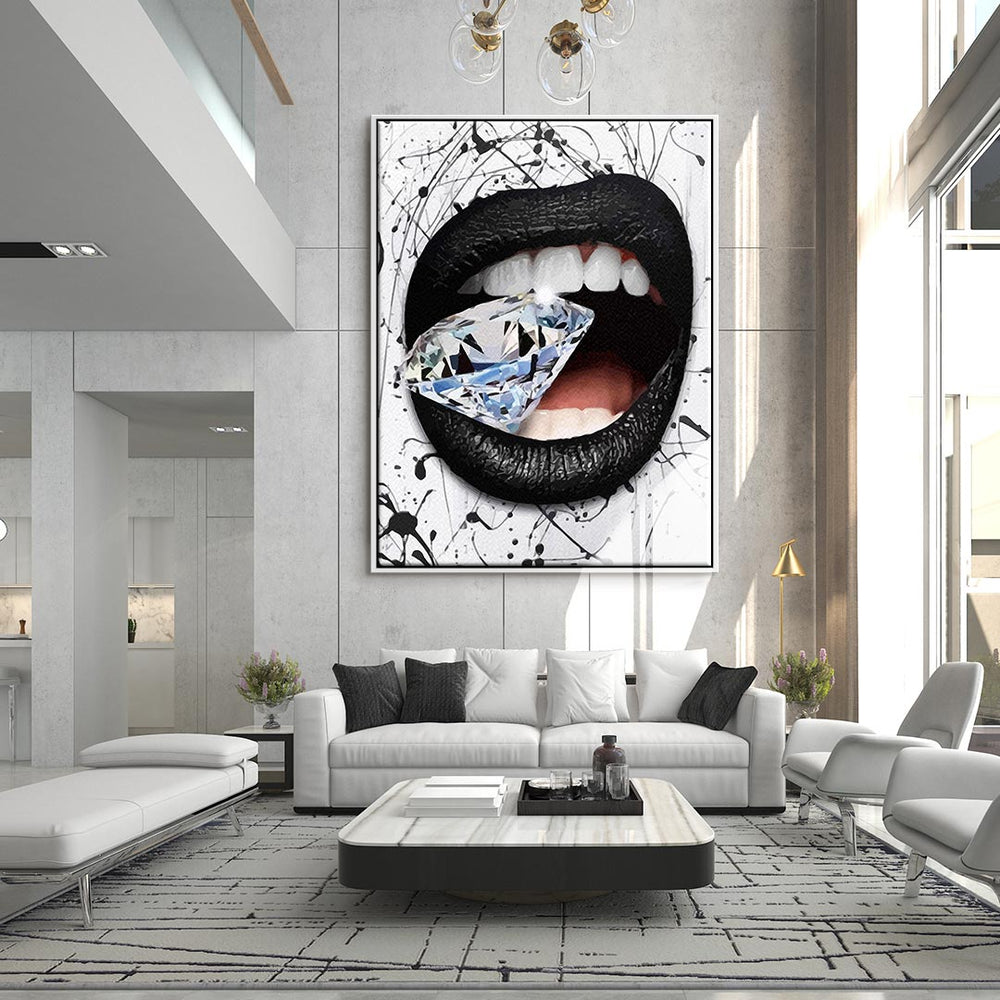 Diamond Mouth Leinwandbild – Ansicht 2