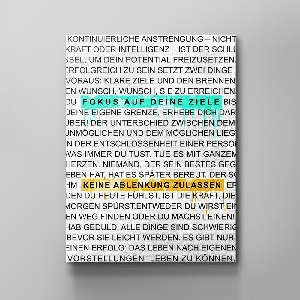 Keine Ablenkung