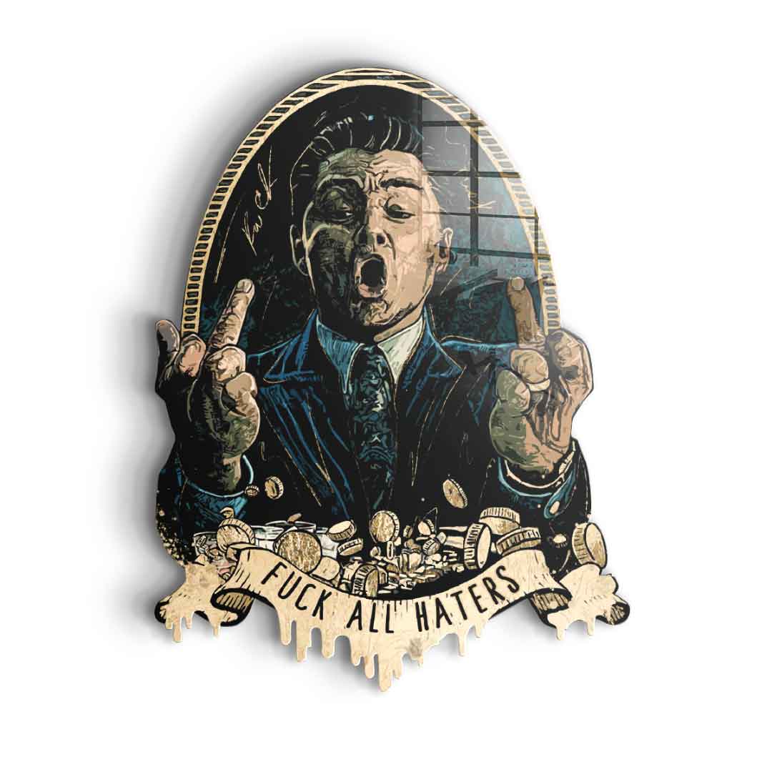 Wall sculpture Royal American Canvas - acrylic glass