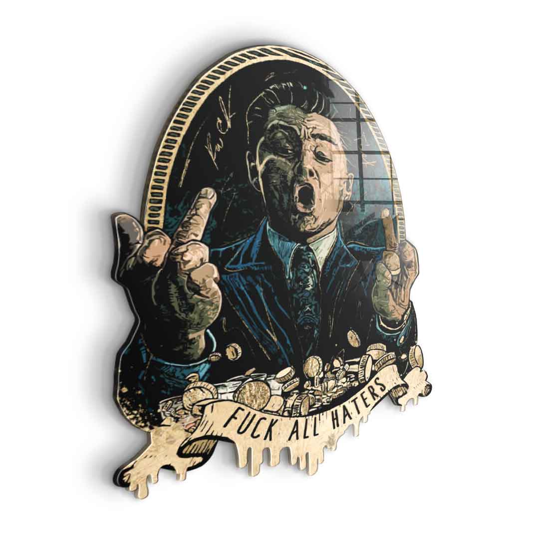 Wandskulptur Royal American Canvas - Acrylglas