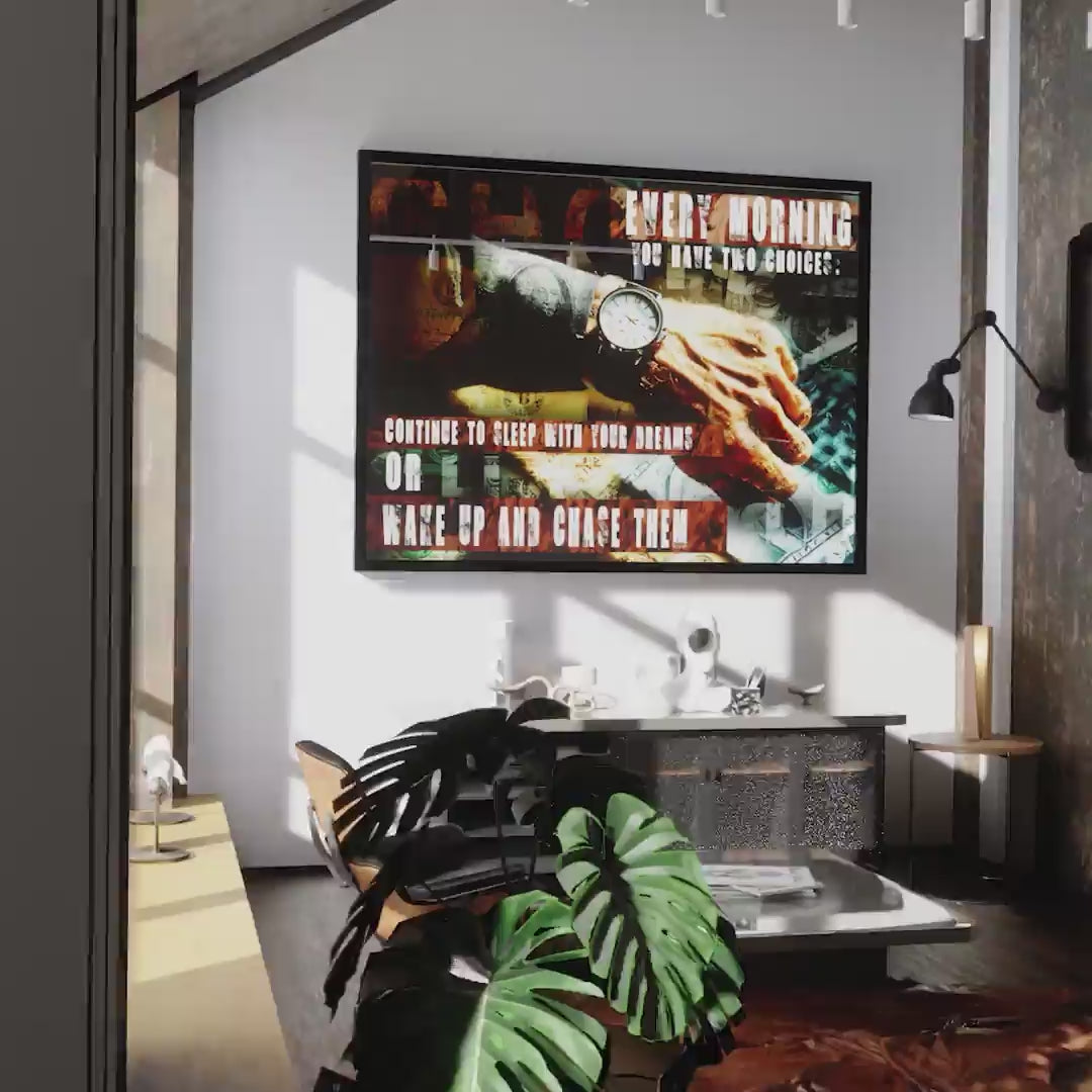 Video laden: You Have Two Choices - Acrylglas