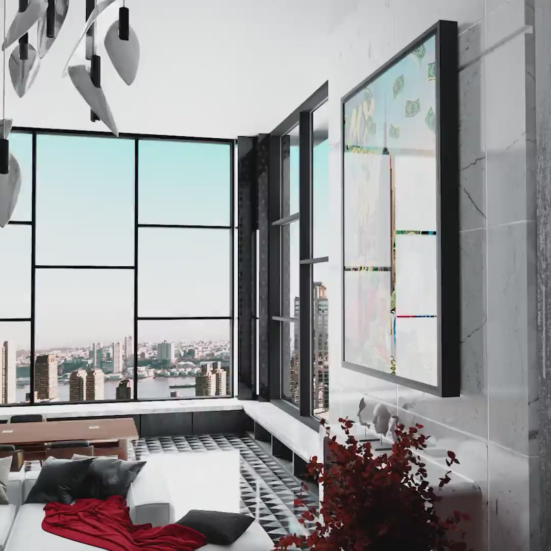 Load video: MY ATTITUDE GOT ME TO THE TOP - acrylic glass