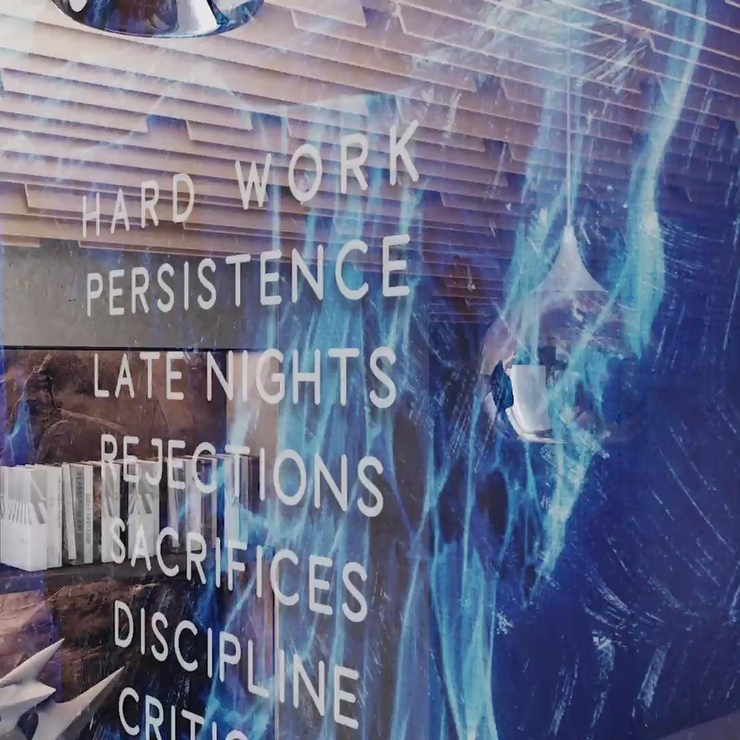 Load video: Iceberg of success - acrylic glass