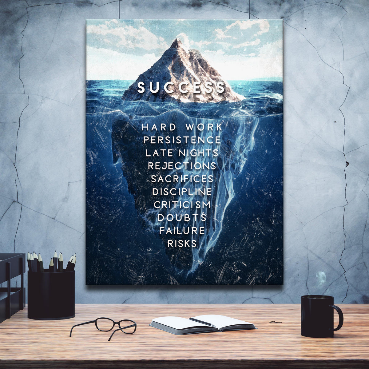 Iceberg of success