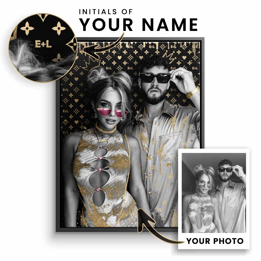 Unique - Couple Editable Art